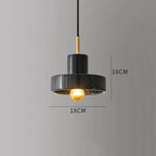 Suspension en marbre | Pierre naturelle postmoderne, Ø 18 cm