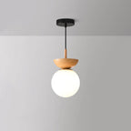 Plafonnier japonais | Bois et verre, 3 températures