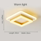 Plafonnier LED carré 24 W | 1920 lm, 20 × 20 cm
