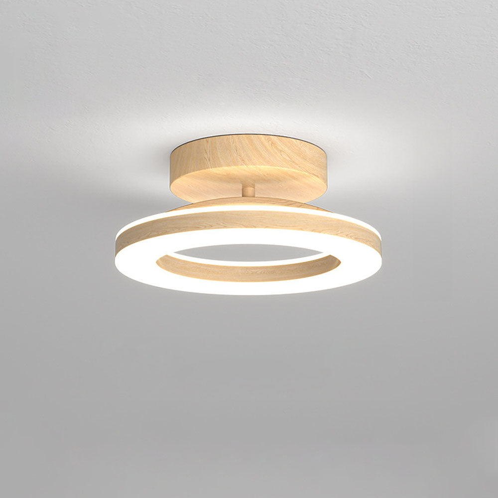 Plafonnier LED rond en acrylique | Ø 20 ou 30 cm, couloir