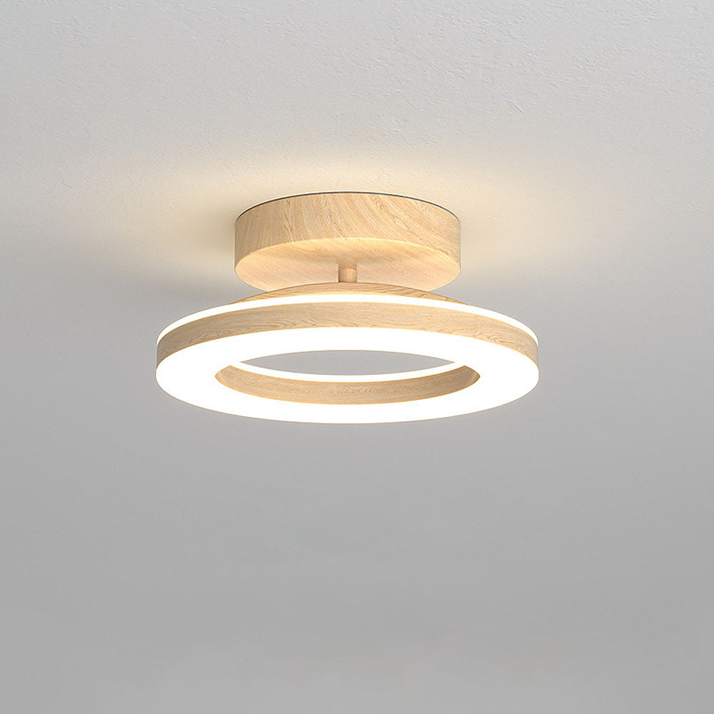 Plafonnier LED rond en acrylique | Ø 20 ou 30 cm, couloir