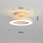 Plafonnier LED rond en acrylique | Ø 20 ou 30 cm, couloir
