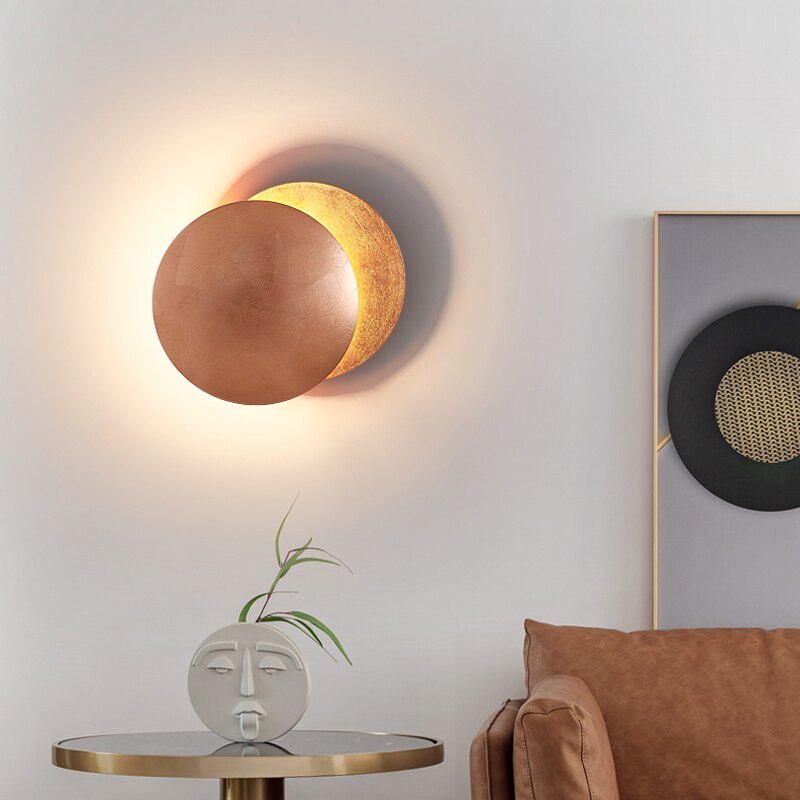 Applique Lunaris éclipse | Disques métal, 20 ou 25 cm