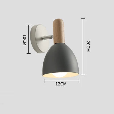 Applique nordique en bois | Orientable 360°, 3 coloris