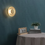 Applique disque en verre coloré | LED intégrée, Ø 17 cm