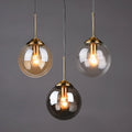Suspension globe en verre nordique | 3 coloris, Ø 15 cm