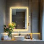 LuvoGlow | Miroir LED sans cadre anti-buée, 3 tailles