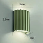 Applique murale en résine | Design nervuré nordique
