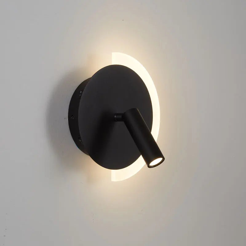 Applique LunaSpot | Anneau LED et spot de lecture