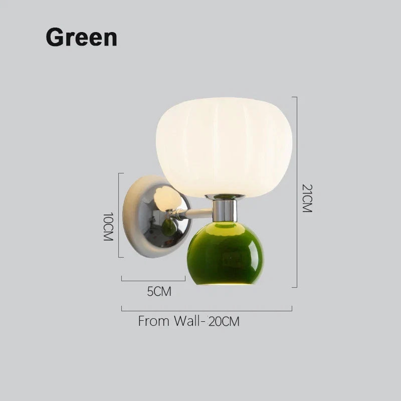 Applique nordique Citrouille | Verre et métal, 3 coloris