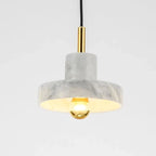 Suspension en marbre | Pierre naturelle postmoderne, Ø 18 cm