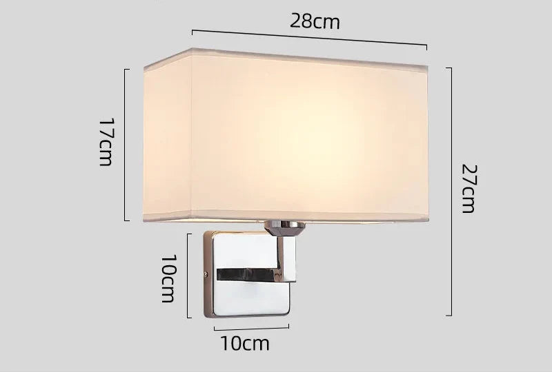 Applique de chevet avec liseuse | E27 et LED, 3 coloris
