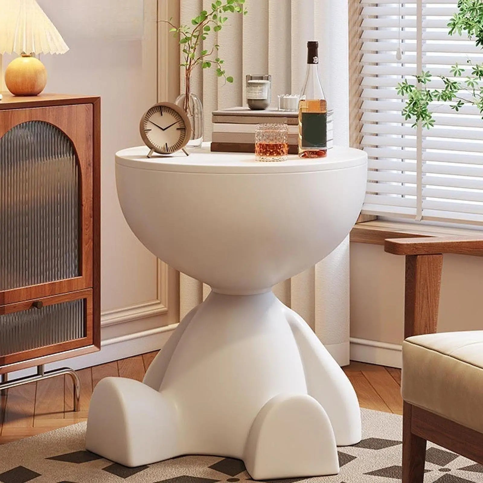 Table d’appoint Ourson | Rangement intégré, 5 coloris
