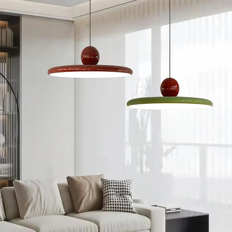 Suspension nordique Soucoupe | Plafonnier LED 56 W, 2 tailles