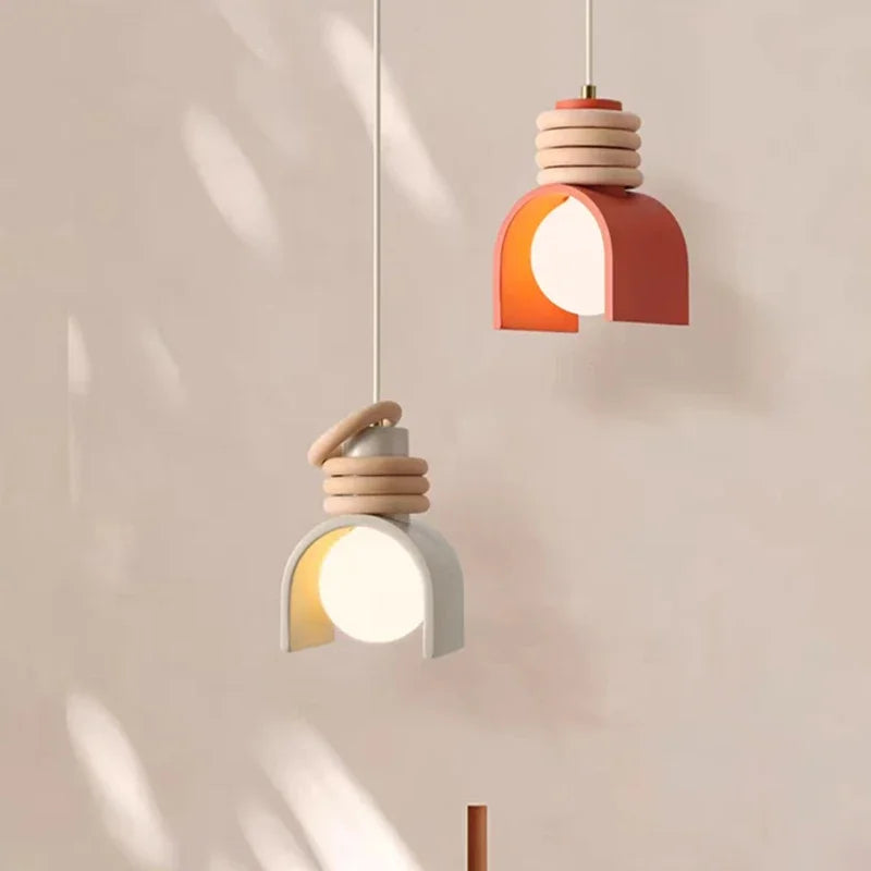 Suspension Wabi-Sabi | Résine au design japonais épuré