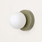 Applique murale LED Macaron | Verre coloré, Ø 12 cm