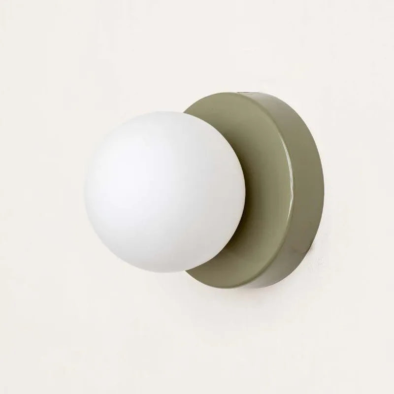 Applique murale LED Macaron | Verre coloré, Ø 12 cm