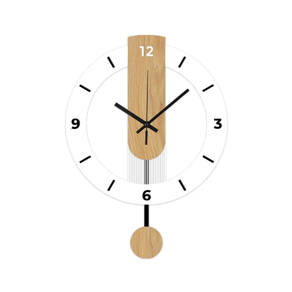 Horloge murale à balancier minimaliste — horloge murale, visuel 6