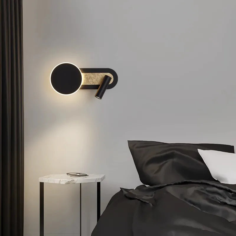 Applique HaloBeam | Anneau LED et spot orientable