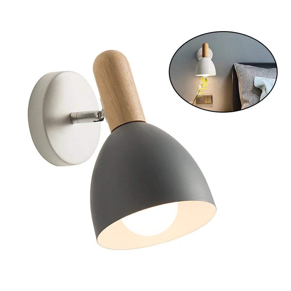 Applique nordique en bois | Orientable 360°, 3 coloris
