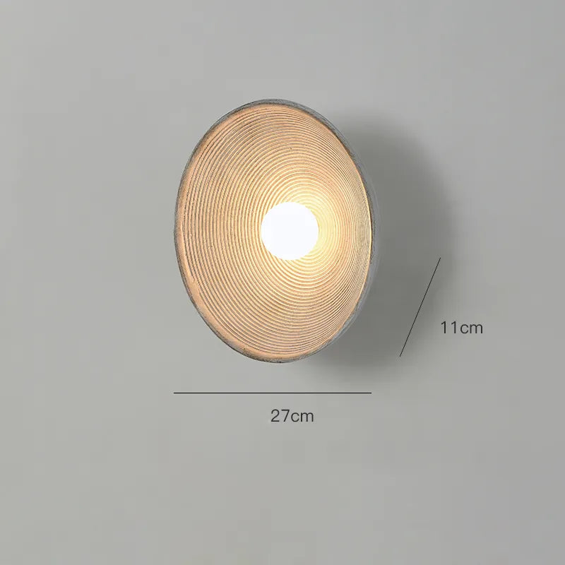 Applique murale bois rustique | LED incluse, 2 blancs
