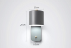 Applique murale LED avec interrupteur | 3 coloris, H 25 cm