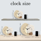TempoStone | Horloge murale quartz silencieux, 3 tailles