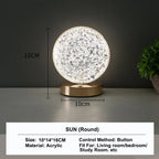 Stellora | Veilleuse LED cristal 3D rechargeable et tactile