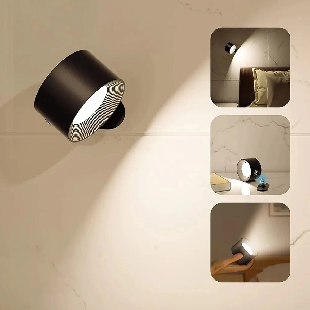 Applique murale LED rechargeable USB | Sans fil et tactile