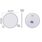 LuvoRound | Miroir LED rond anti-buée, Ø60 ou Ø80 cm