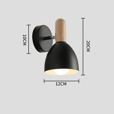 Applique nordique en bois | Orientable 360°, 3 coloris