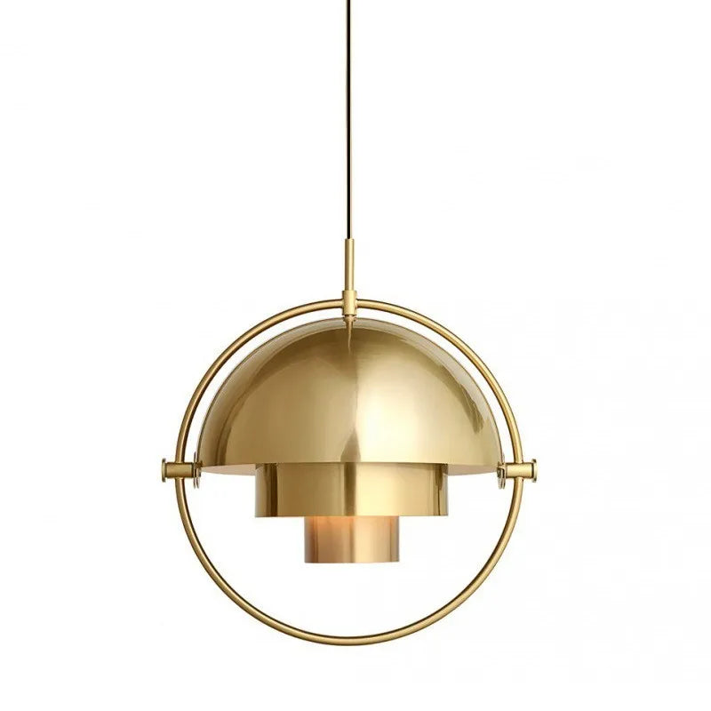 Suspension nordique moderne | Métal sculptural, 3 coloris