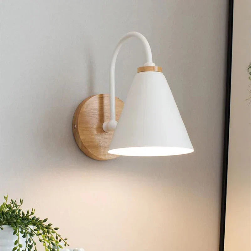 Nordic Beam | Applique murale scandinave bois et fer, 2 coloris