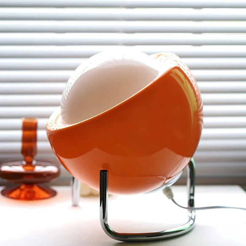 Lampe à poser Bauhaus en verre | Rétro nordique Ø 21 cm