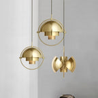 Suspension nordique moderne | Métal sculptural, 3 coloris