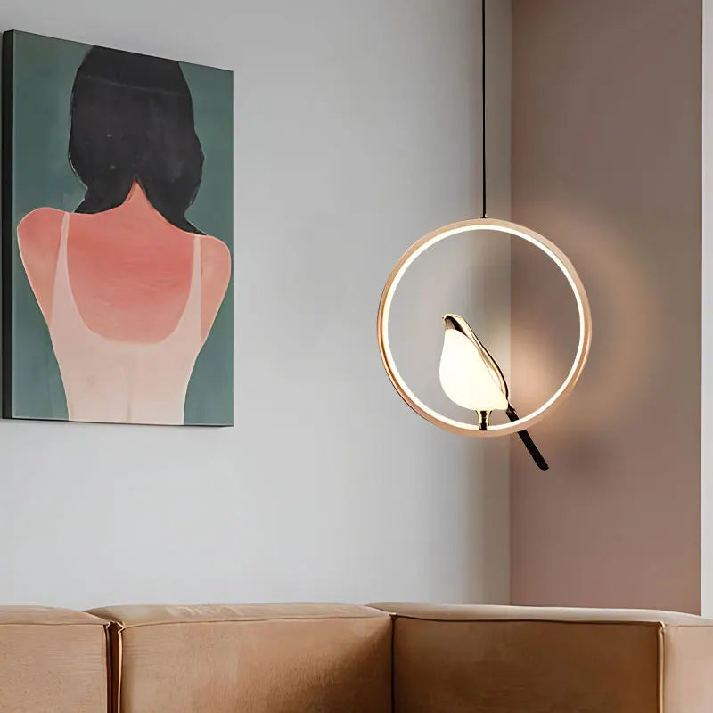 Suspension Magpie | Oiseau LED nordique, 5 modèles