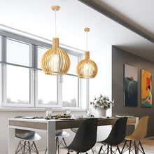 Suspension en bois faite main | Design scandinave naturel