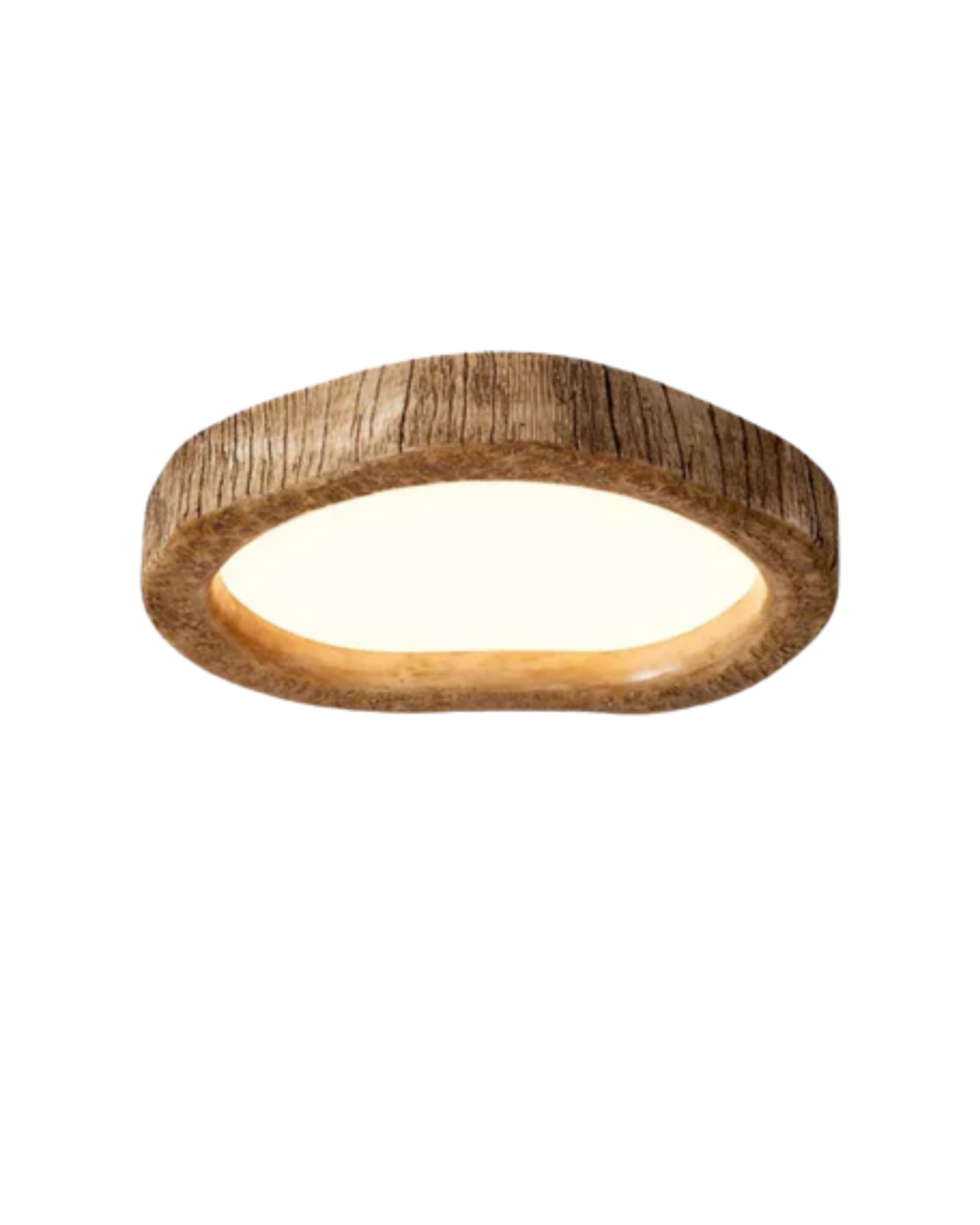 Plafonnier Le Halo Bois | LED effet bois, 3 tailles