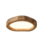 Plafonnier Le Halo Bois | LED effet bois, 3 tailles