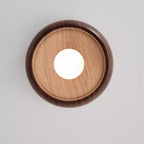 Plafonnier Albanora | LED en bois, Ø 30 cm minimaliste