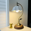Lampe à poser col de cygne | Laiton ancien vintage, USB