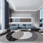 Tapis géométrique Orbit Weave | Velours 850 g/m², 5 tailles