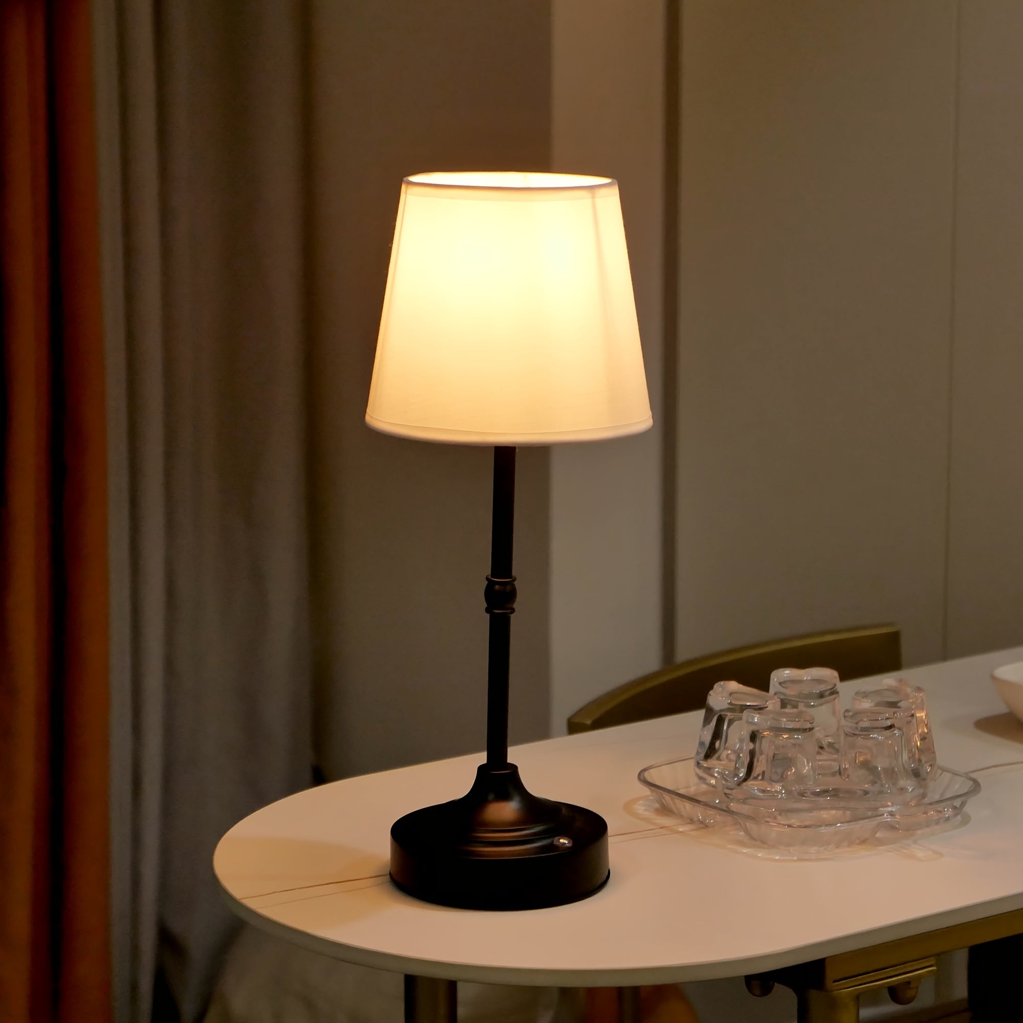 Lampe à poser sans fil à variateur | Rechargeable en USB