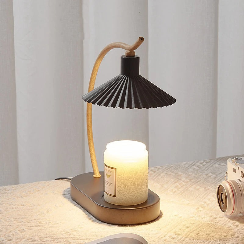 Lampe chauffe-bougie Vanessa | Ambiance nordique sans flamme