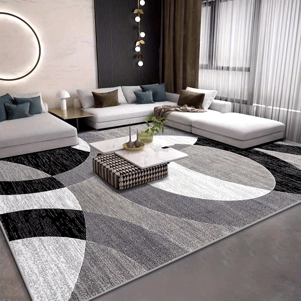 Tapis géométrique Orbit Weave | Velours 850 g/m², 5 tailles
