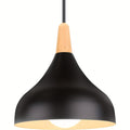 Suspension Goutte moderne | Métal et bois, 9 coloris