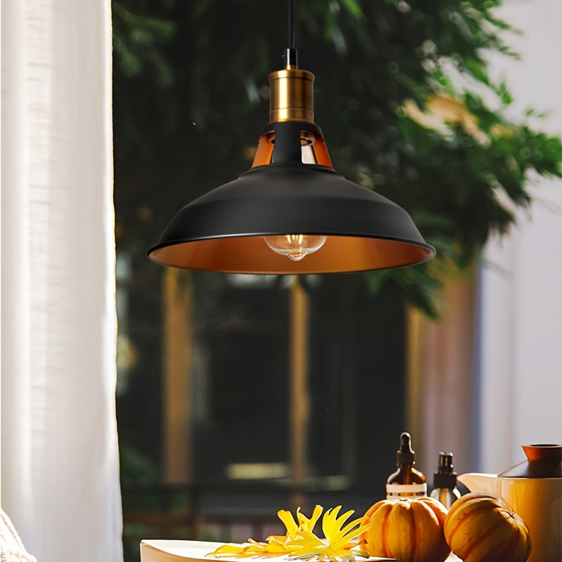 Suspension industrielle en métal | Style loft, Ø 27 cm