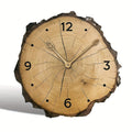 Horloge murale rondin de bois | Bois naturel, Ø 30 cm