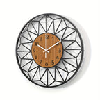 Horloge murale moderne | Cadran effet bois, 3 tailles