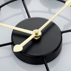 Horloge murale en métal coloré | Rétro en fer, Ø 37 cm